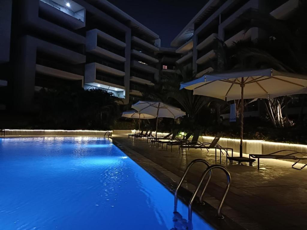 Parkside Boutique 3 Bbr Serviced Apartment - Ocean Blue - Near Airport ไคโร ภายนอก รูปภาพ