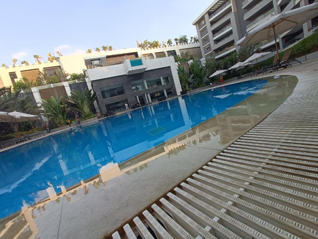 Parkside Boutique 3 Bbr Serviced Apartment - Ocean Blue - Near Airport ไคโร ภายนอก รูปภาพ