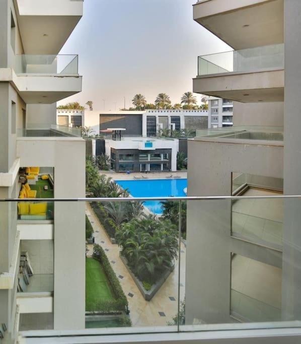 Parkside Boutique 3 Bbr Serviced Apartment - Ocean Blue - Near Airport ไคโร ภายนอก รูปภาพ